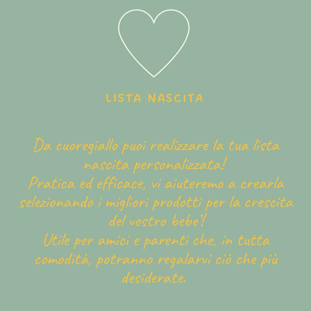 lista nascina per i vostri bebe'